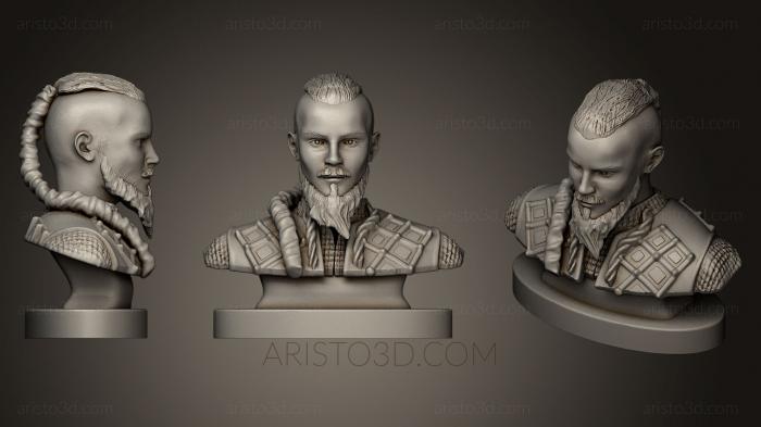 Busts of heroes and monsters (BUSTH_0454) 3D model for CNC machine